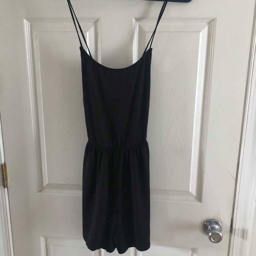 Rue 21 Black lightweight Romper- size M